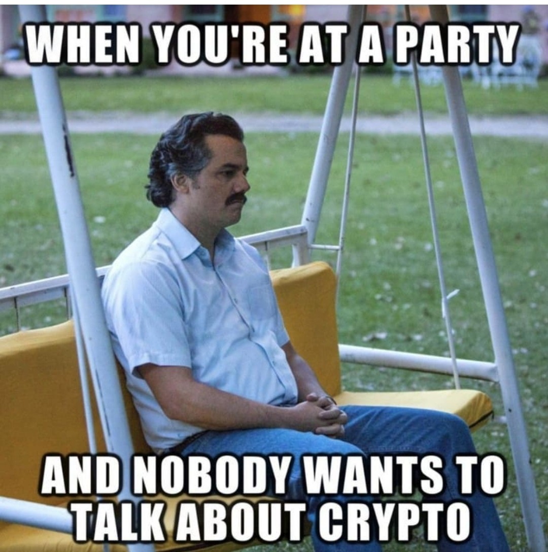 No One Wants to Talk About Crypto at the Party